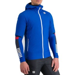 Warm-up jacket Sportful Rythmo Puffy 2024 bright blue / galaxy blue