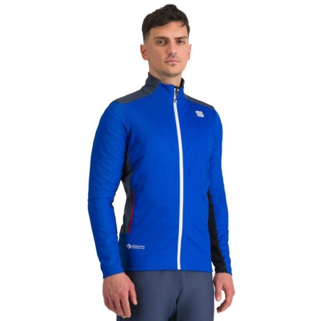 Performance jacket Sportful Squadra 2024 bright blue / galaxy blue
