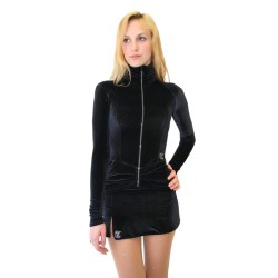 Thuono Fashion Velvet figure skating suit