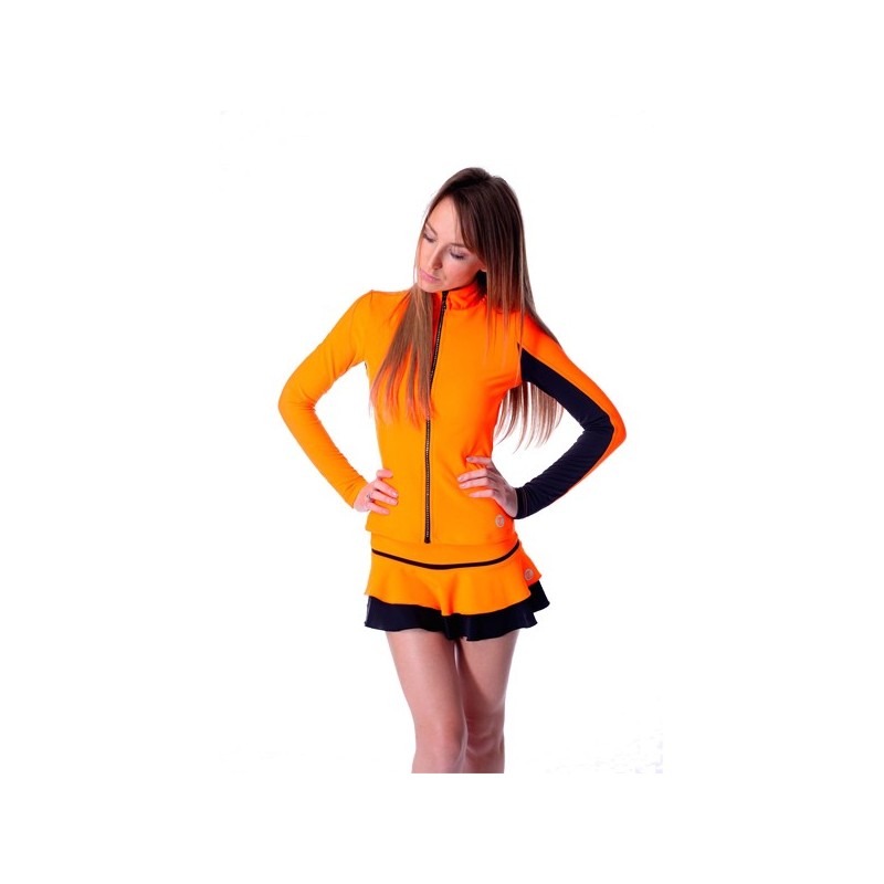 Thuono figure skating jacket model Performance Orange Thuono figure skating jacket model Performance Orange