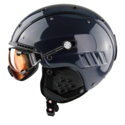 Skihjelm CASCO SP-4.1 mørkegrå skinnende