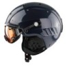 Skihjelm CASCO SP-4.1 mørkegrå skinnende