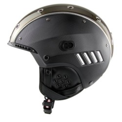 Skihjelm CASCO SP-4 Cafe Racer svart struktur
