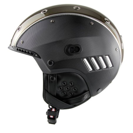 Skihjelm CASCO SP-4 Cafe Racer svart struktur