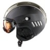 Skihjelm CASCO SP-4 Cafe Racer svart struktur