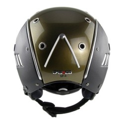 Skihjelm CASCO SP-4 Cafe Racer svart struktur