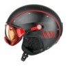 Casque de ski CASCO SP-4 noir-rouge