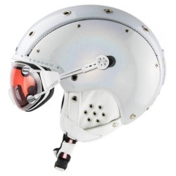 Skihjelm CASCO SP-3 Special Crystal hvit