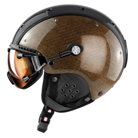 Skihjelm CASCO SP-3 Special Flax svart-brun