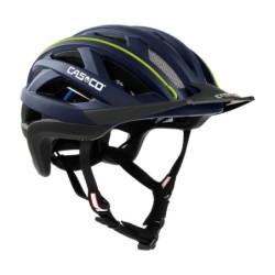 Sykling / rulleski hjelm Casco Cuda 2 marineblå - neon gul matt
