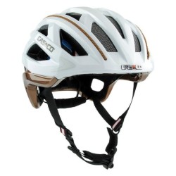 Sykling / rulleski hjelm Casco Cuda 2 Strada hvit Mocca