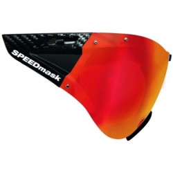 CASCO SPEEDmask Carbonic orange-orange-speilet Multilayer Visir